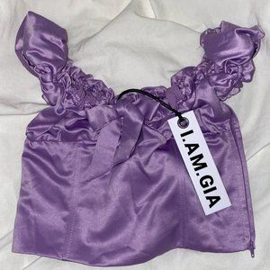 Purple I.AM.GIA Naomi top